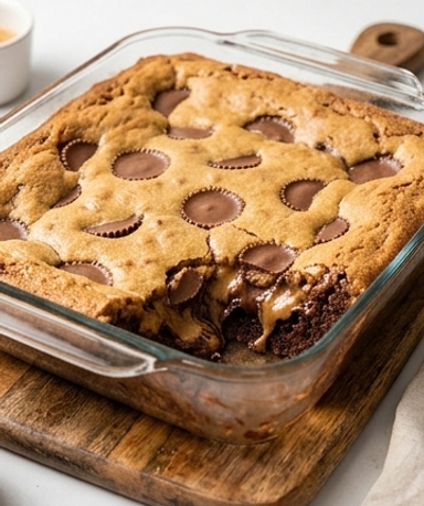 Gâteau Dump Chocolat-Beurre de Cacahuète