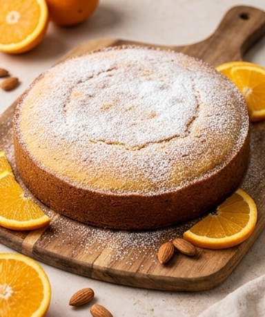 Gâteau Moelleux Amandes et Orange
