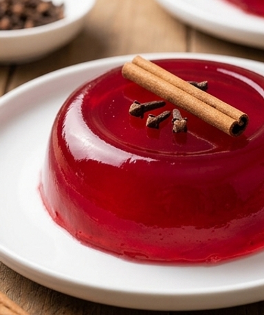 Gelée de fleurs d'hibiscus à la cannelle et aux clous de girofle