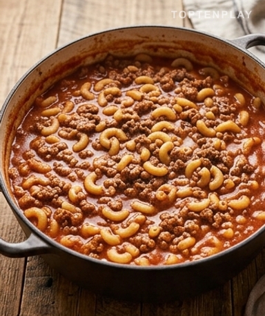 Goulash Maison au Bœuf Haché et Macaroni : Le Plat Réconfortant par Excellence