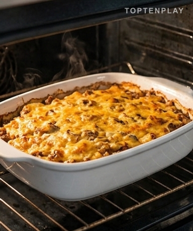 Rühren Sie die 55 Minuten im Ofen nichts mehr an