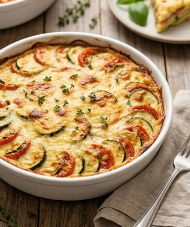 Gratin courgettes-tomates