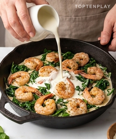 Faites rendre leur eau aux épinards d'abord