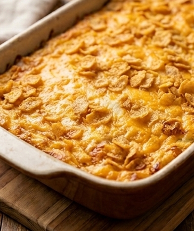 Gratin de Hashbrowns au Cheddar et Monterey Jack
