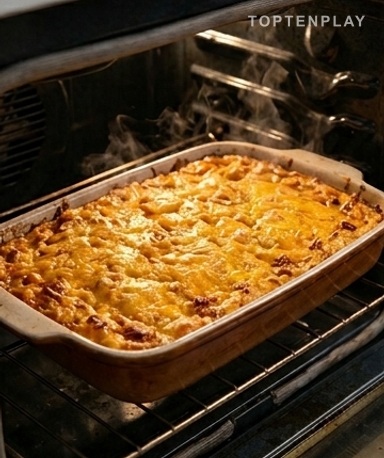 Ne touche plus à rien pendant 10 minutes après la sortie du four