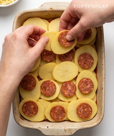 Les pommes de terre d'abord