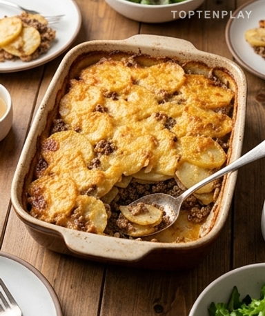 Kartoffel-Hackfleisch-Auflauf