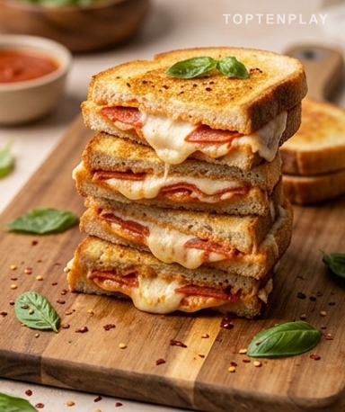 Grilled Cheese Pizza : le sandwich fromage fondu façon pizzeria