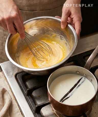 La crème anglaise, sans se raconter d'histoires