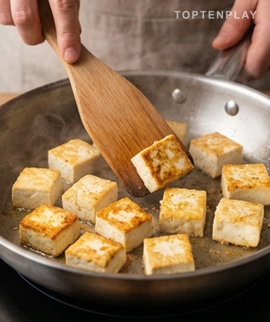 Zuerst der Tofu