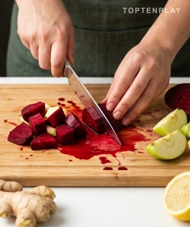 N'épluchez la betterave que si votre blender est faiblard