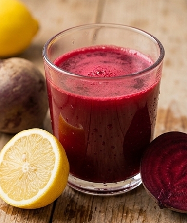 Jus de betterave et citron