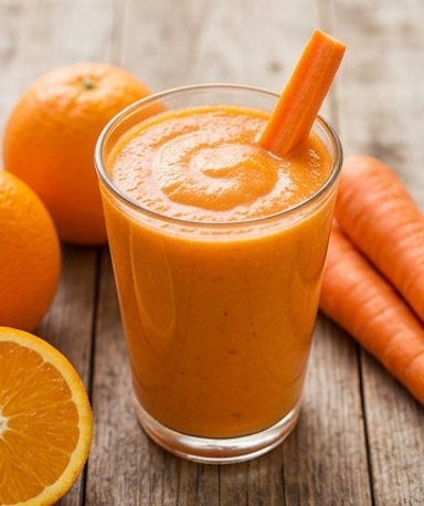 Jus carotte-orange-banane