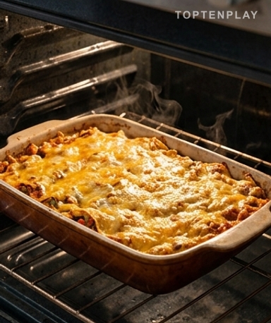 Der Ofen erledigt den Rest – nicht alle fünf Minuten öffnen