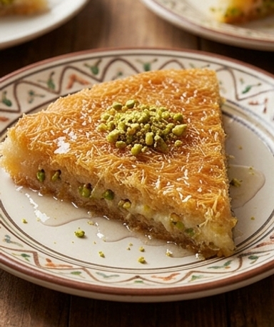 Kunafa Dorée aux Pistaches
