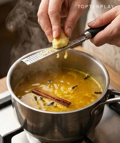 Bei niedriger Hitze beginnen – nicht sprudelnd kochen