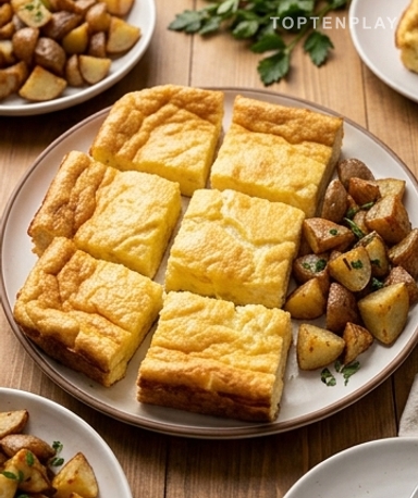 L'omelette au four style cabane à sucre : moelleuse, gonflée et réconfortante