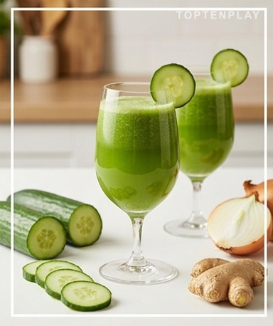 La Boisson Gingembre, Oignon et Concombre : Le Détox Maison Qui Surprend