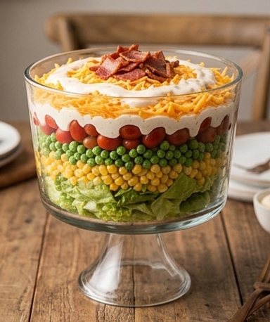 Salade en couches façon potluck