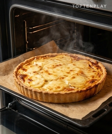 Maintenant, le four fait le travail