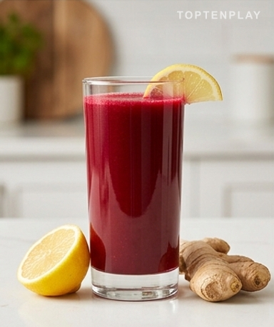 Le Jus Betterave Citron Gingembre qui Fait du Bien Dès le Matin
