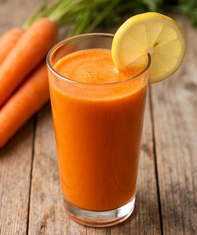 Jus de Carotte au Citron et Miel