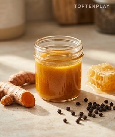 Le Miel Doré au Curcuma : Le Remède Anti-Inflammatoire en 3 Ingrédients