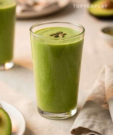 Grüner Abend-Smoothie — Avocado, Banane & Magnesium