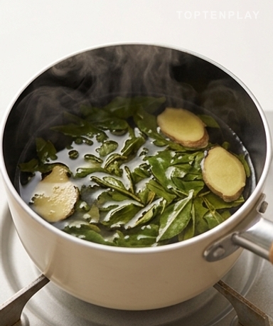 Abseihen und warm trinken – nicht kochend heiß