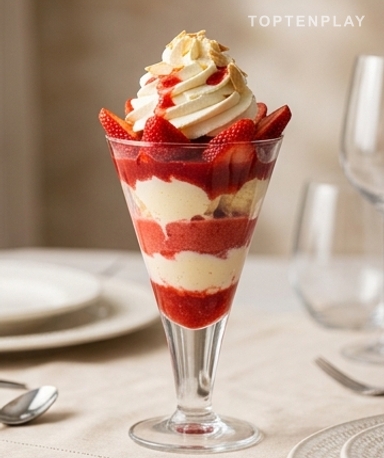 Hausgemachte Erdbeer-Liégeoise