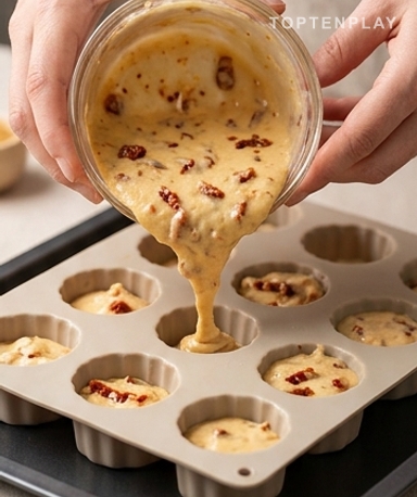 Butter in heißer Milch schmelzen – nicht in einem kalten Topf