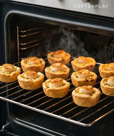 Garnir, enfourner, attendre