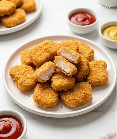 Nuggets de Poulet Maison : Croustillants au Four, Meilleurs que le Fast-Food