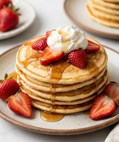 Pancakes légers au yaourt grec