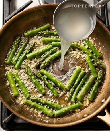 Retirez la poêle du feu avant d'ajouter la sauce