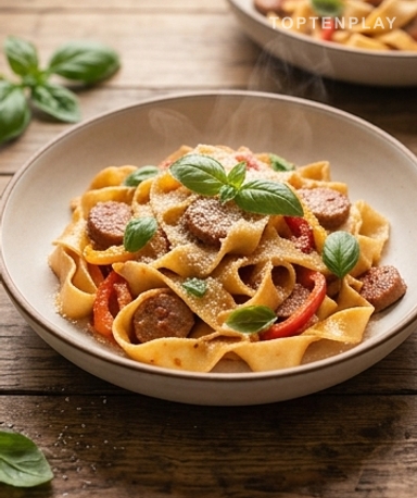 Pâtes Sautées à l'Italienne Style Drunken Noodles : La Fusion qui Déchire