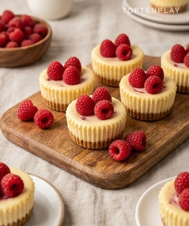 Petits Cheesecakes Fondants aux Framboises : La Recette Crémeuse et Sans Prise de Tête