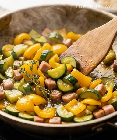 Le thym, au dernier moment — pas avant