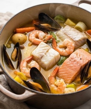 Pot-au-Feu de la Mer en Cocotte