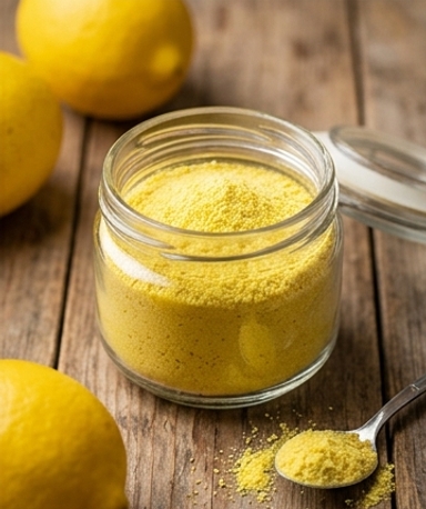 Poudre de citron maison