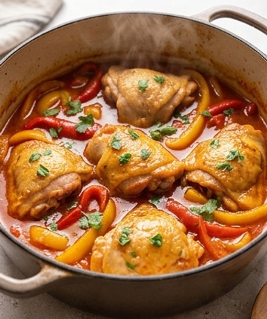Poulet Basquaise
