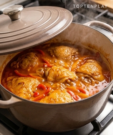 Couvrez et oubliez la cocotte pendant trente-cinq minutes