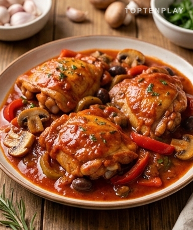 Italienisches Hähnchen nach Jägerart