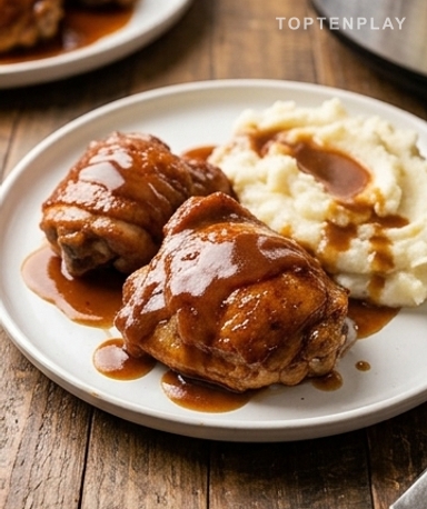 Poulet Mijoté au Sucre Brun : 4 Ingrédients et Zéro Effort