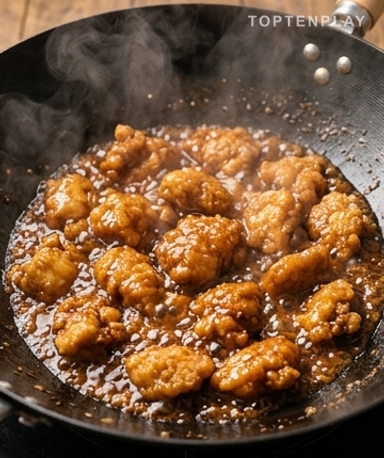 Nappez la sauce et ne touchez plus à rien pendant 2 minutes