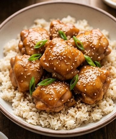 Poulet Sésame Ail à l'Instant Pot