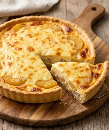 Quiche Jambon de Dinde & Ananas Caramélisé