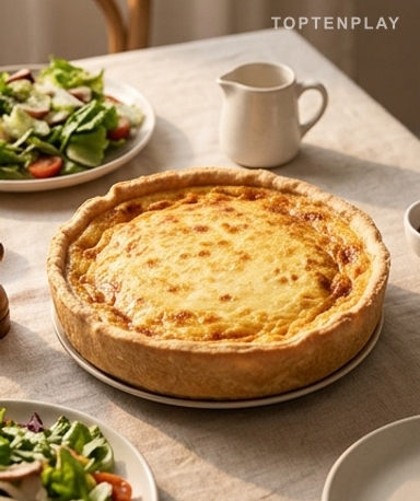 Dicke und zartschmelzende Quiche Lorraine