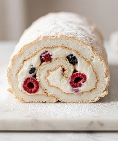 Roulade de Meringue Maison