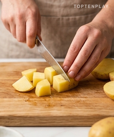 Kartoffeln nicht sprudelnd kochen